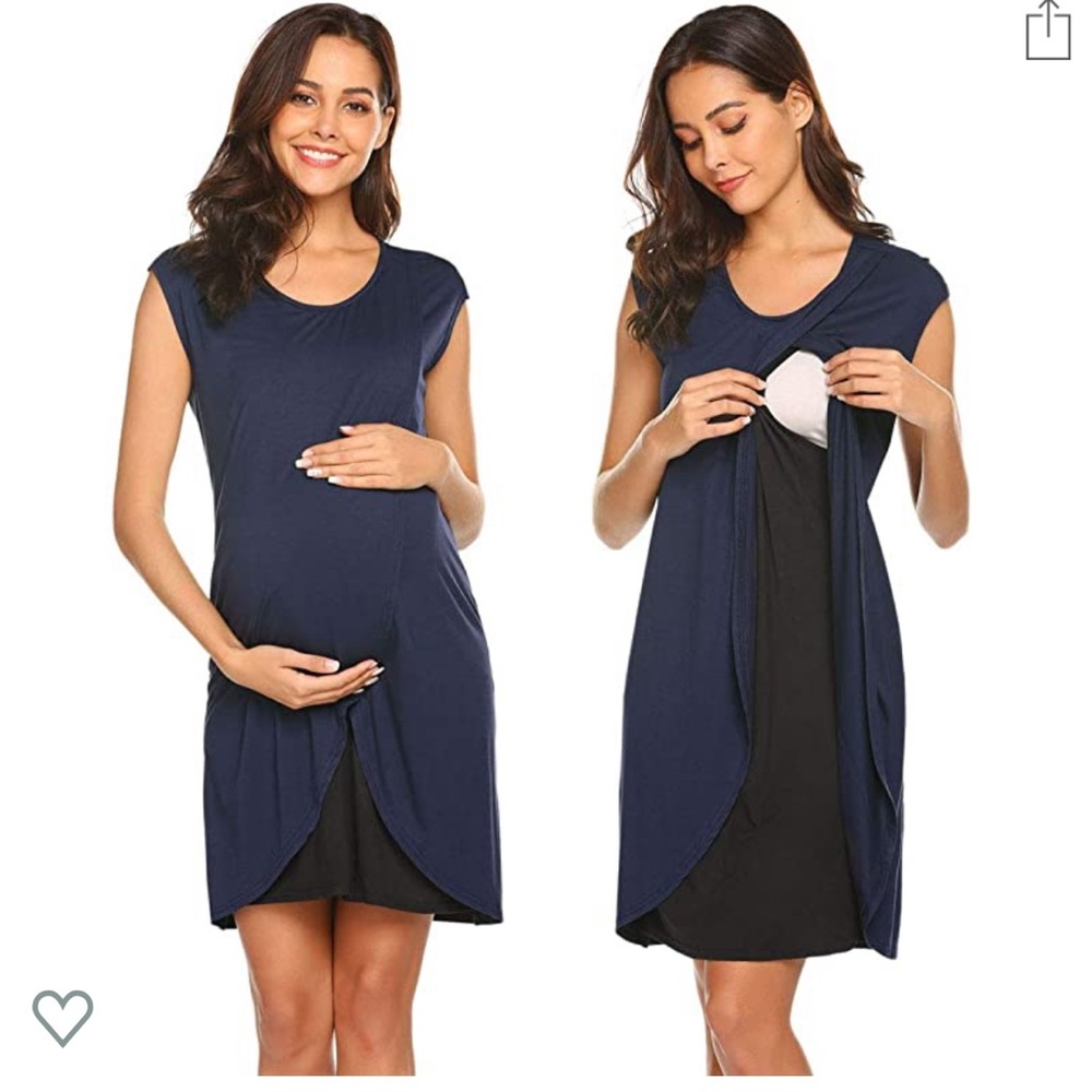 Maternity | Breastfeeding /Hospital Delivery Dress